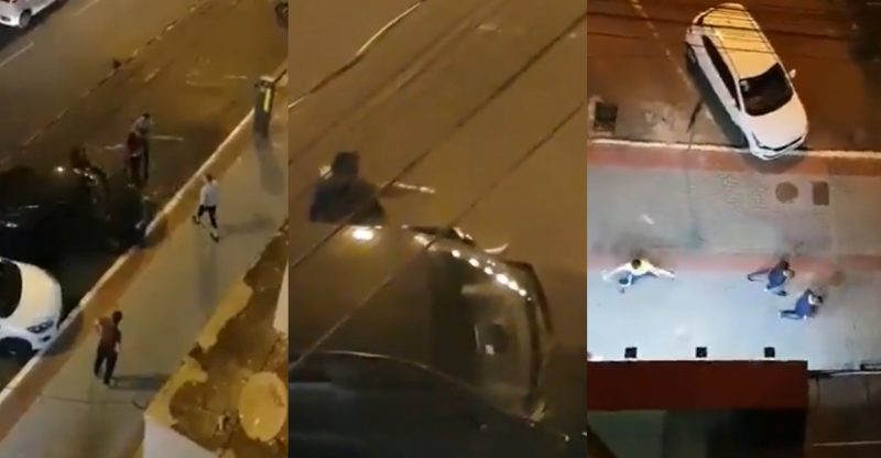 Briga generalizada ocorreu em Chapec&oacute; – Foto: Reprodu&ccedil;&atilde;o/ND