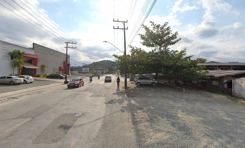 Dona Francisca &eacute; citada como mau exemplo pela aus&ecirc;ncia de ciclovia – Foto: Reprodu&ccedil;&atilde;o Google Maps/ND