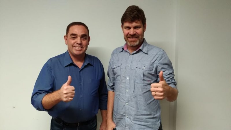 Liba (DEM) e Wancarlos (PSL) assumem o executivo municipal de Navegantes pelos pr&oacute;ximos quatro anos. – Foto: Reprodu&ccedil;&atilde;o/Facebook