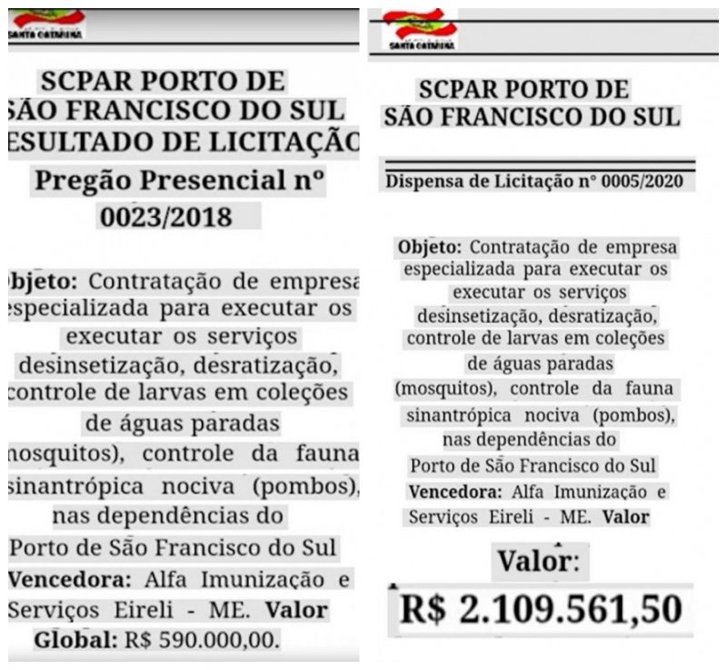 Empresa teria sido contratada para fazer os servi&ccedil;os por um valor quatro vezes maior que da &uacute;ltima vez – Foto: Reprodu&ccedil;&atilde;o/ND