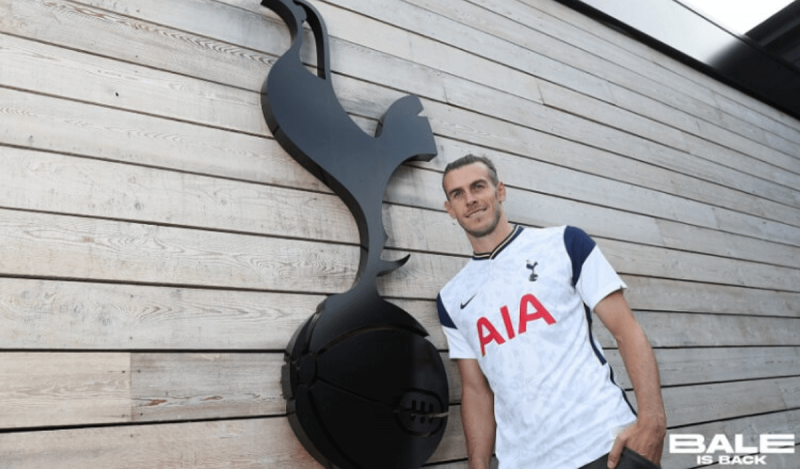 Gareth Bale despontou no Tottenham e dois foi para o Real Madrid
