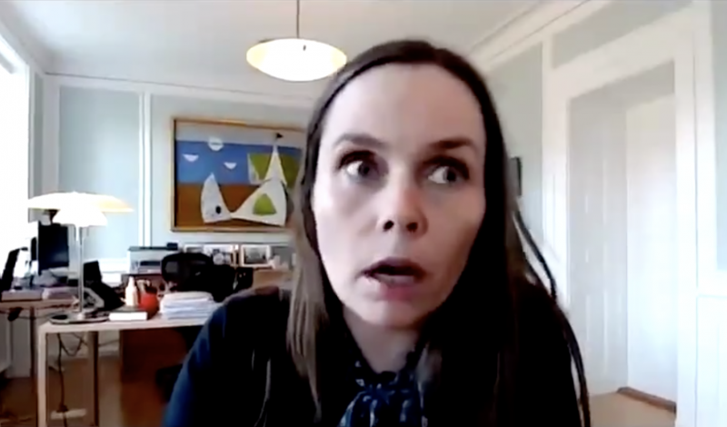 O susto aconteceu durante live – Foto: Twitter/Reprodu&ccedil;&atilde;o