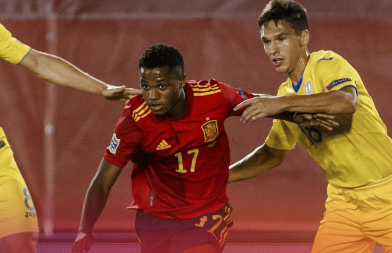 Ansu Fati em a&ccedil;&atilde;o na Espanha. – Foto: Reprodu&ccedil;&atilde;o site do Barcelona