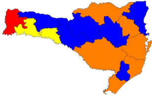 Mapa de risco de acordo com o item evento sentinela – Foto: Divulga&ccedil;&atilde;o