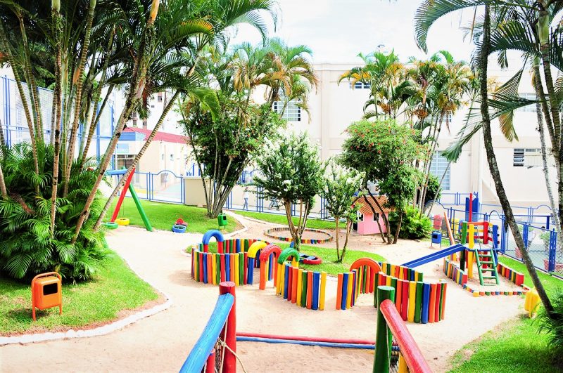 Estrutura externa preparada para turno integral do Ensino Infantil – Foto: Acervo/Colégio Catarinense