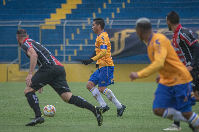 JEC e Pelotas se enfrentam neste s&aacute;bado (7), na Arena Joinville – Foto: Tales Leal/AI ECP/Divulga&ccedil;&atilde;o