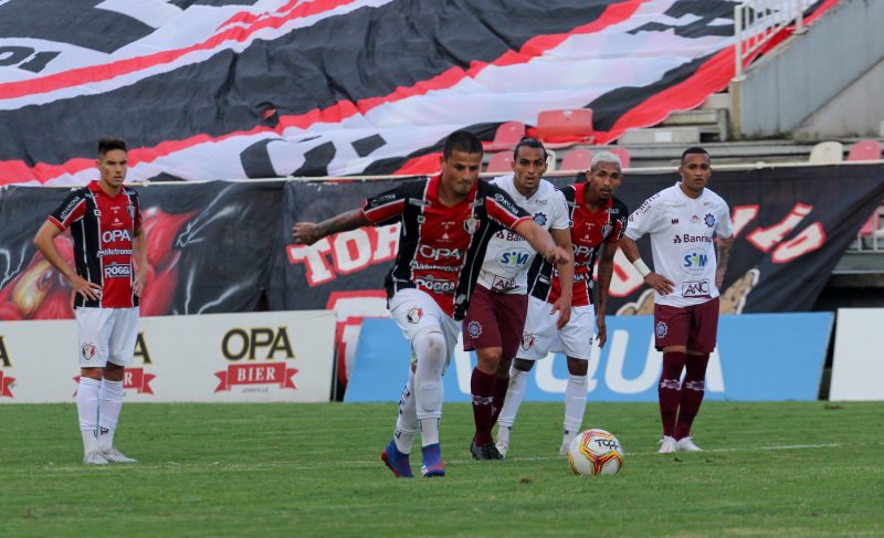 JEC empatou com o Caxias na &uacute;ltima rodada e continua fora do G-4 – Foto: Vitor Forcellini/JEC