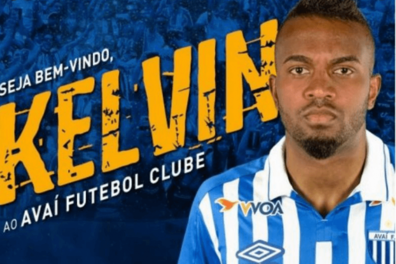 Kelvin chegou ao Ava&iacute; em fevereiro de 2020, mas n&atilde;o vingou – Foto: Divulga&ccedil;&atilde;o Ava&iacute;