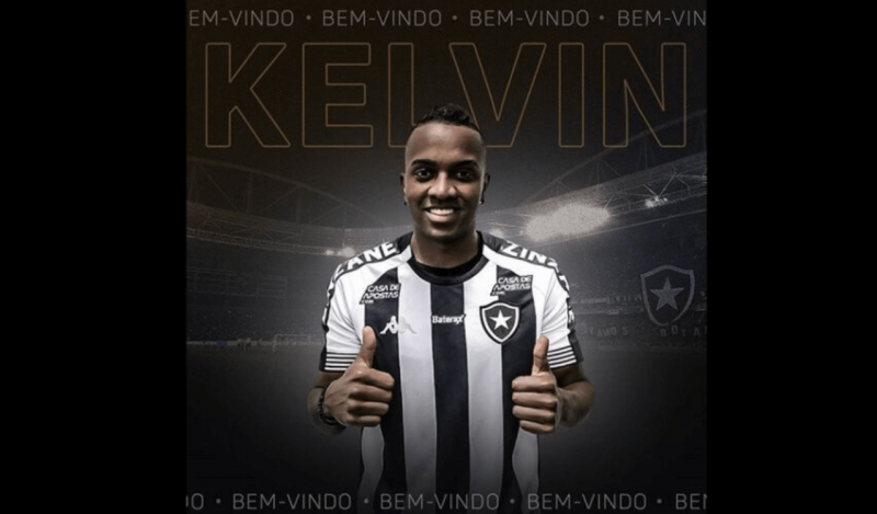Kelvin &eacute; o 21&ordm; refor&ccedil;o contratado em 2020 no Botafogo – Foto: Foto: Botafogo Divulga&ccedil;&atilde;o