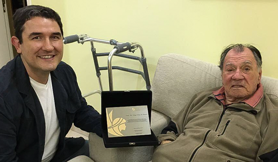 Volnei(D) numa das homenagens da Associa&ccedil;&atilde;o dos Procuradores – Foto: ANPR