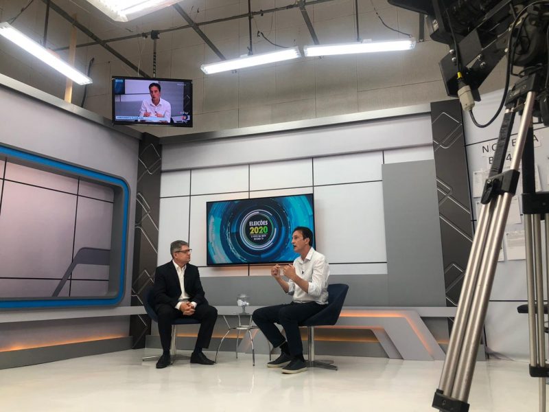 Vignatti tamb&eacute;m concedeu entrevista ao Balan&ccedil;o Geral. – Foto: Willian Ricardo/ND