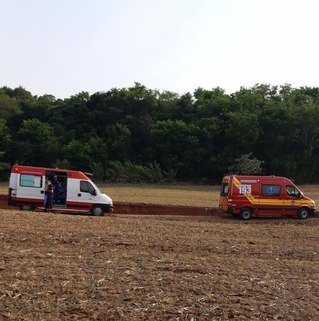 Samu e Corpo de Bombeiros trabalharam na ocorr&ecirc;ncia. – Foto: Corpo de Bombeiros/Divulga&ccedil;&atilde;o/ND