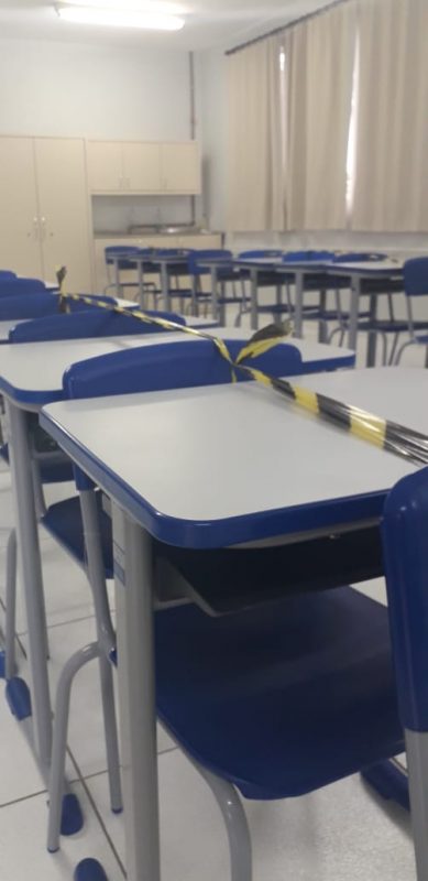 Escolas ter&atilde;o que seguir uma s&eacute;rie de protocolos para o retorno das aulas – Foto: Dani Lando/NDTV