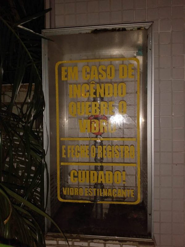 Vazamento foi contido. Bombeiros alertam para os cuidados para prevenir vazamentos. – Foto: Divulga&ccedil;&atilde;o/Corpo de Bombeiros