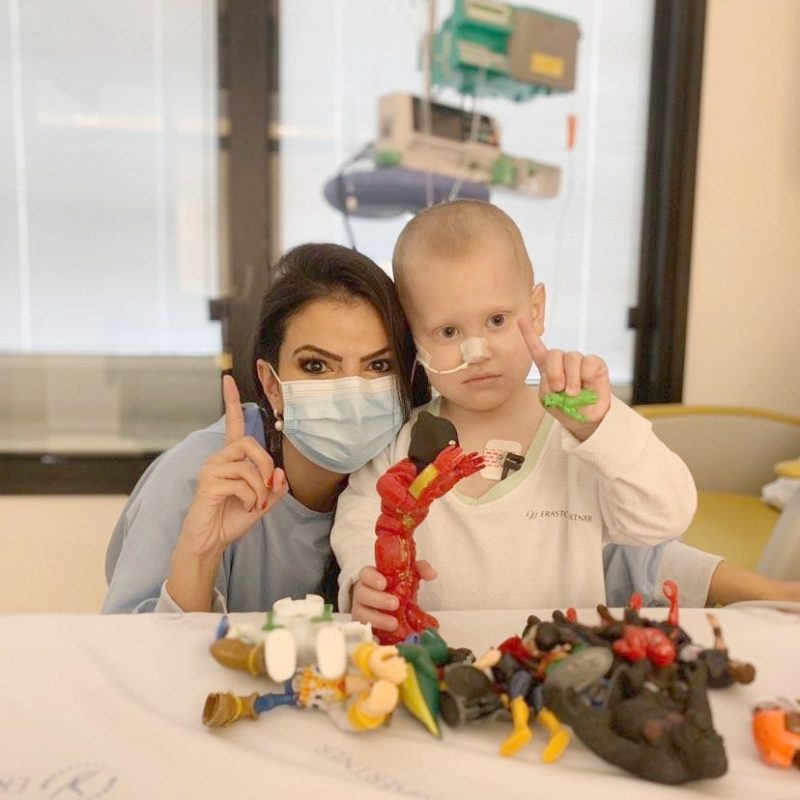 Enzo foi a primeira crian&ccedil;a a realizar o transplante de medula &oacute;ssea no Hospital Erastinho, em Curitiba. – Foto: Arquivo Pessoal/Divulga&ccedil;&atilde;o/ND