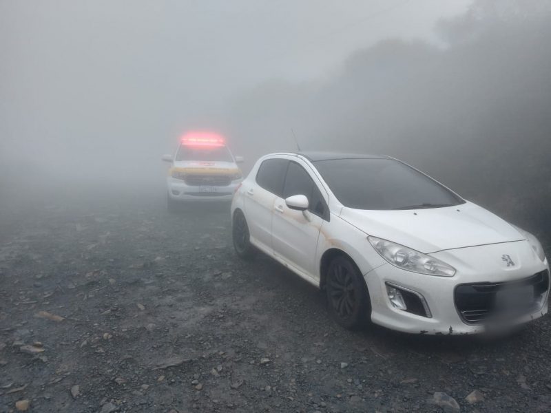 Pol&iacute;cia encontra mais de 265 quilos de maconha em carro abandonado em Bom Jardim da Serra – Foto: Divulga&ccedil;&atilde;o/PMRv