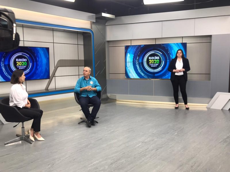 Entrevista foi exibida no programa Balan&ccedil;o Geral – Foto: Luana Amorim/ND