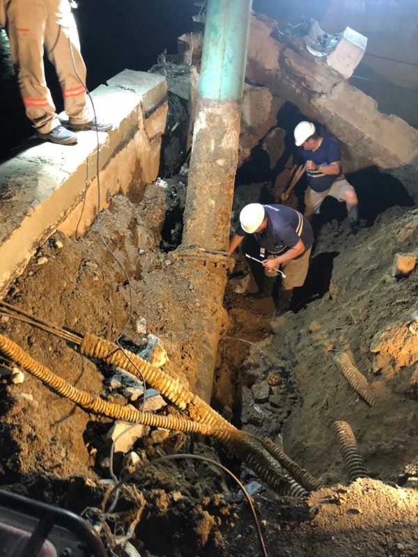 Semasa ir&aacute; pagar por chuveiros e resist&ecirc;ncias danificados devido ao sal na &aacute;gua em Itaja&iacute; – Foto: Semasa