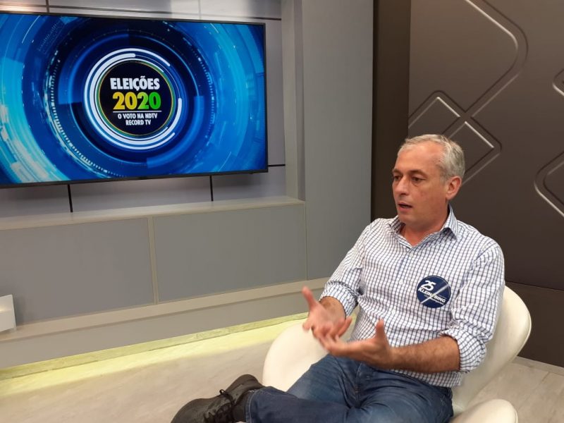 Jo&atilde;o Paulo Kleinubing (DEM) &eacute; o quarto candidato a prefeito de Blumenau entrevistado do Grupo ND – Foto: Ketlin Ciquelero/ND