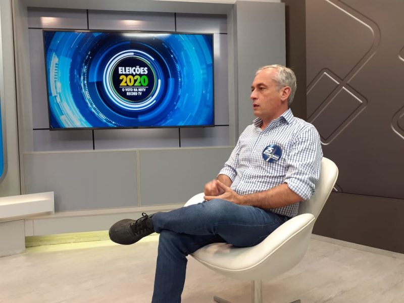 Jo&atilde;o Paulo Kleinubing (DEM) &eacute; o quarto candidato a prefeito de Blumenau entrevistado do Grupo ND – Foto: Ketlin Ciquelero/ND