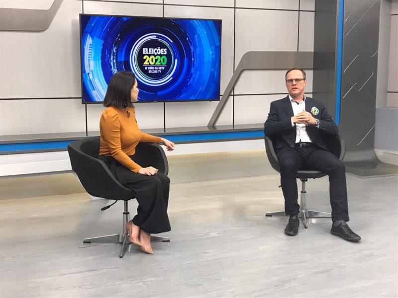 Entrevista foi transmitida no programa Balan&ccedil;o Geral – Foto: Luana Amorim/ND