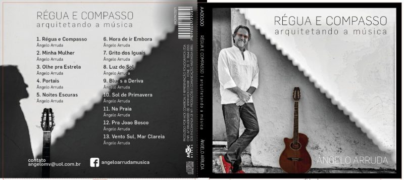 CD &#8220;Régua e Compasso: arquitetando a música&#8221; tem 12 faixas &#8211; Foto: Divulgação/Ângelo Arruda