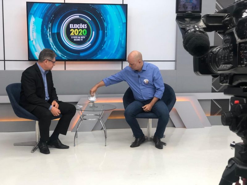 Marcio Sander tamb&eacute;m concedeu entrevista exclusiva ao Balan&ccedil;o Geral. – Foto: Willian Ricardo/ND