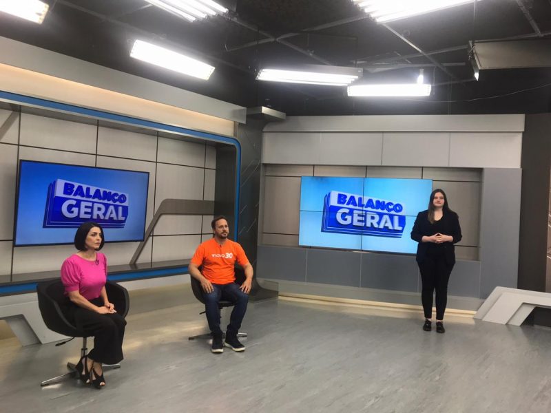 Entrevista foi transmitida no programa Balan&ccedil;o Geral – Foto: Luana Amorim/ND