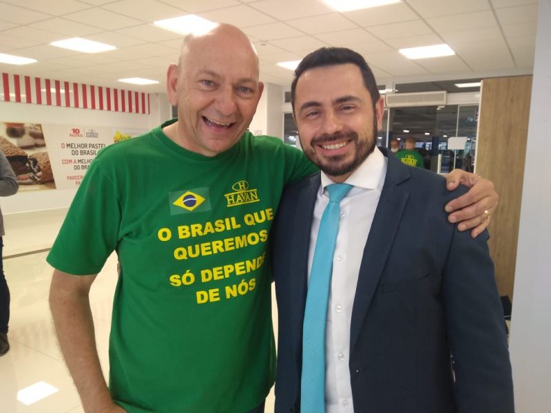 Conex&atilde;o ND recebe o empres&aacute;rio Luciano Hang – Foto: Divulga&ccedil;&atilde;o/ND