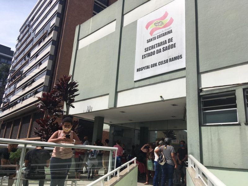 Hospital Celso Ramos, em Florian&oacute;polis – Foto: Catarina Duarte/Arquivo/ND