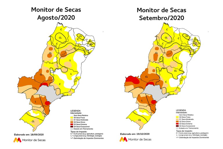 Gr&aacute;fico aponta relat&oacute;rio de chuvas entre agosto e setembro – Foto: Reprodu&ccedil;&atilde;o