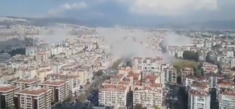 O terremoto foi sentido na Turquia e na Gr&eacute;cia – Foto: Twitter/Reprodu&ccedil;&atilde;o