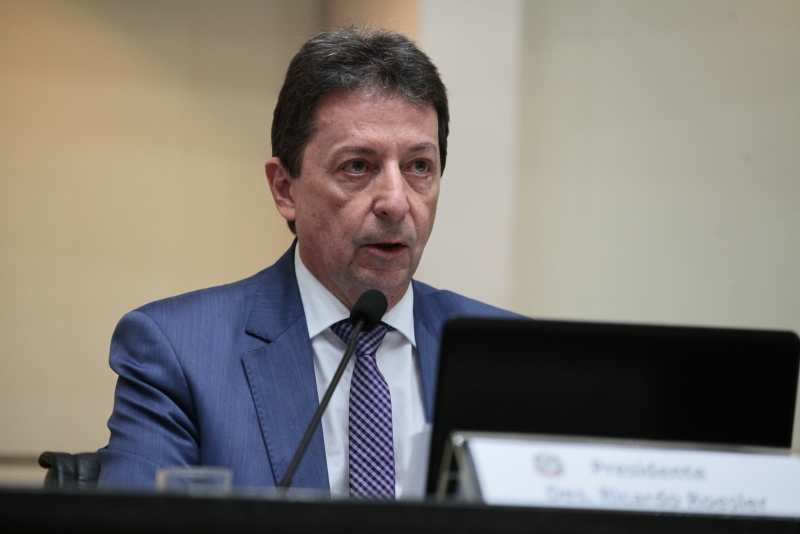 O desembargador Ricardo Roesler, que preside o TJSC e o Tribunal Especial – Foto: Alesc/Divulgação/ND