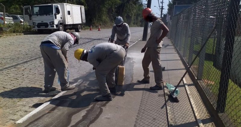 Blumenau ter&aacute; 50 novas faixas elevadas; confira os locais escolhidos – Foto: PMB/Divulga&ccedil;&atilde;o/ND