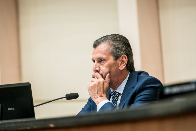 O Presidente da Alesc, Julio Garcia (PSD), durante votação do segundo processo de impeachment na assembleia – Foto: Divulgação/Agênca Alesc/ND
