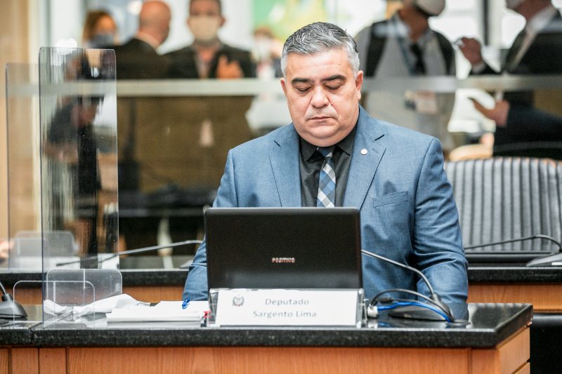 Deputado Sargento Lima (PSL) convocado na CPI da Covid. – Foto: Divulgação/Agência Alesc/ND
