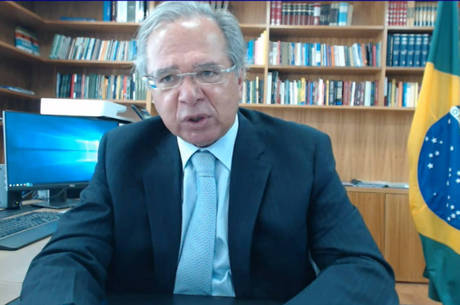 Guedes defende fim do aux&iacute;lio emergencial e foco em entrega das vacinas – Foto: Vimeo / Reprodu&ccedil;&atilde;o