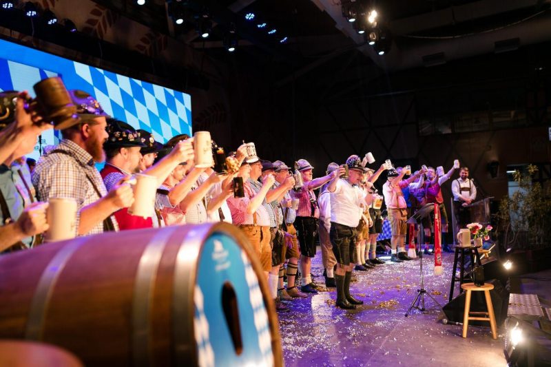 Cerimônia on-line da Oktoberfest de 2020 – Foto: Daniel Zimmermann/Divulgação/ND