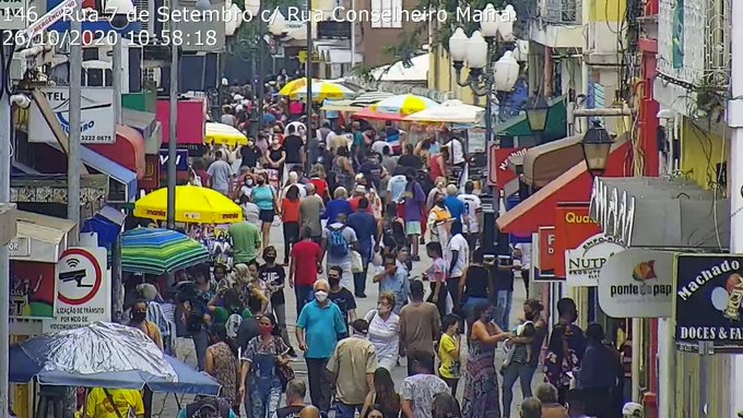 Grande Florian&oacute;polis est&aacute; em alerta para Covid-19 – Foto: Reprodu&ccedil;&atilde;o/SSP