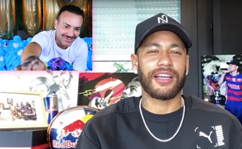 Neymar abriu o cora&ccedil;&atilde;o em bate-papo com o youtuber Matheus Mazzafera – Foto: Reprodu&ccedil;&atilde;o/YouTube
