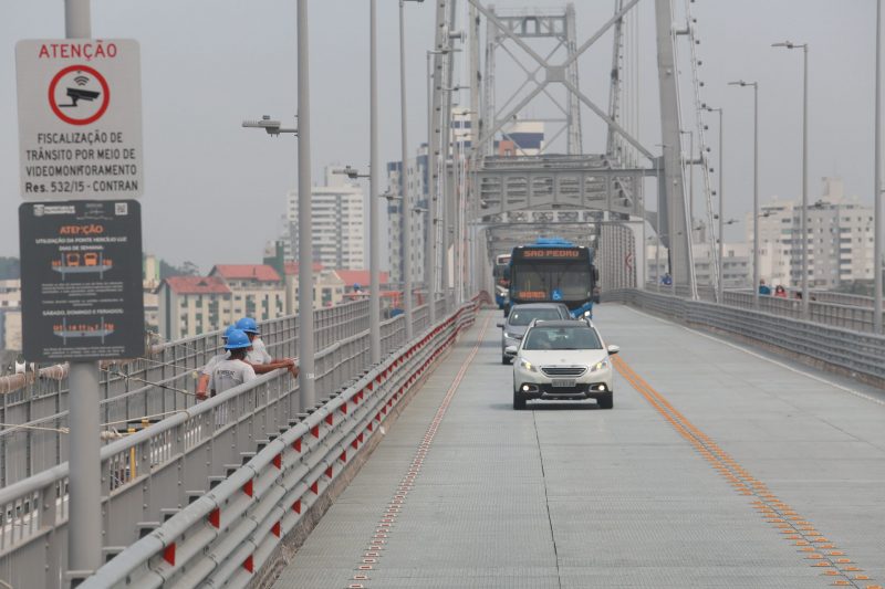 Ponte Hercílio Luz, em Florianópolis