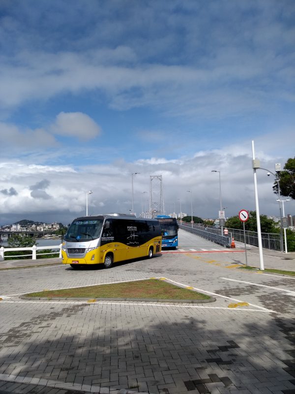 Linha Ponte Viva voltou a circular nesta segunda-feira – Foto: Fabio Gadotti/ND