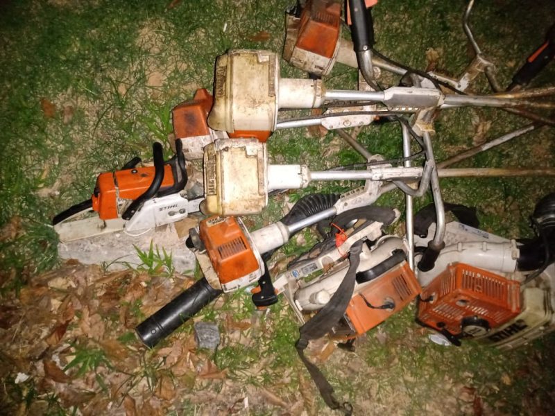 Equipamentos roubados foram recuperados pela PM – Foto: Divulga&ccedil;&atilde;o/ND