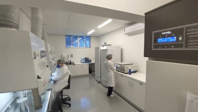 O laborat&oacute;rio far&aacute; exames de Covid-19. – Foto: FIESC/Divulga&ccedil;&atilde;o
