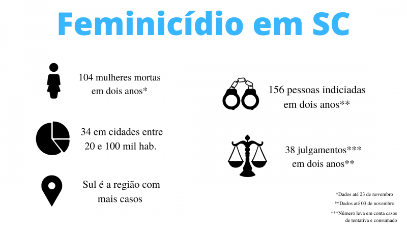 N&uacute;meros mostram um retrato do feminic&iacute;dio em Santa Catarina – Foto: Luana Amorim/Divulga&ccedil;&atilde;o