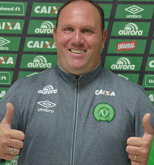 Adriano Wulff Bitencourt: tinha 45 anos e era chefe de segurança do clube. – Foto: Reprodução/Chapecoense