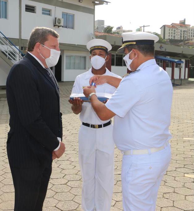 Buligon &eacute; Amigo da Marinha – Foto: Divulga&ccedil;&atilde;o/ND