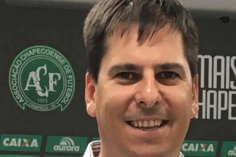 Decio Sebastião Burtet Filho: tinha 41 anos e era diretor administrativo da Chapecoense – Foto: Reprodução/Chapecoense