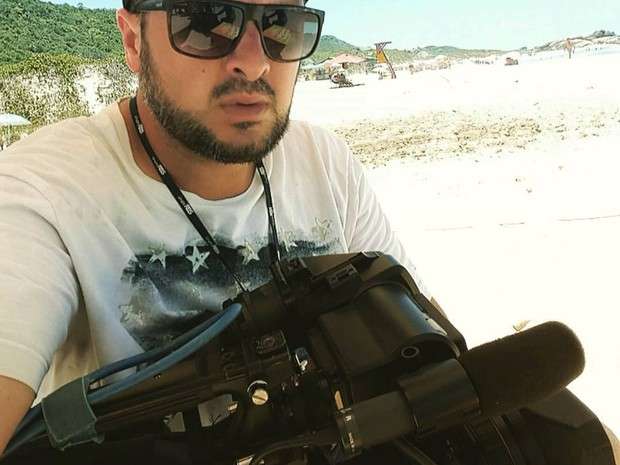 Djalma Araújo Neto: o repórter cinematográfico de 35 anos trabalhava na RBS TV, em Florianópolis há 13 anos. – Foto: Arquivo Pessoal