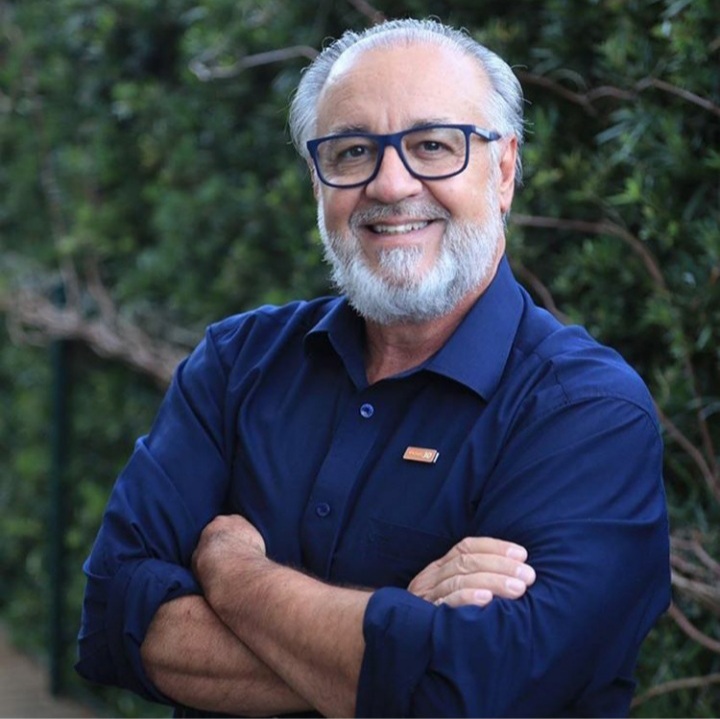 Dr. Barboza (Novo) &eacute; candidato a vice de Orlando, do mesmo partido. Ele disputa a segunda elei&ccedil;&atilde;o. – Foto: Divulga&ccedil;&atilde;o/ND